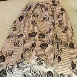 Floral maxi skirt